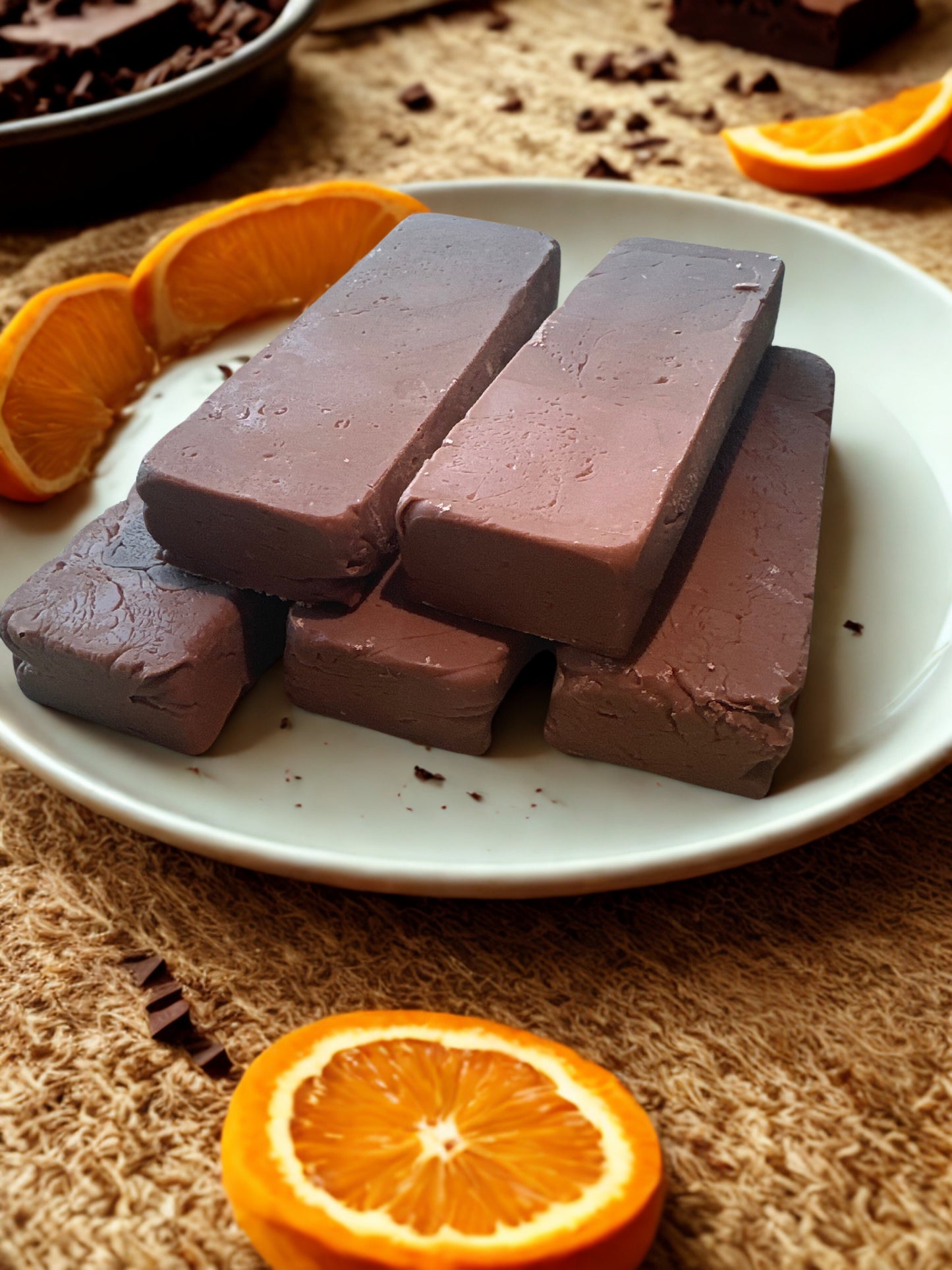 Chocolate Orange Fudge Bar