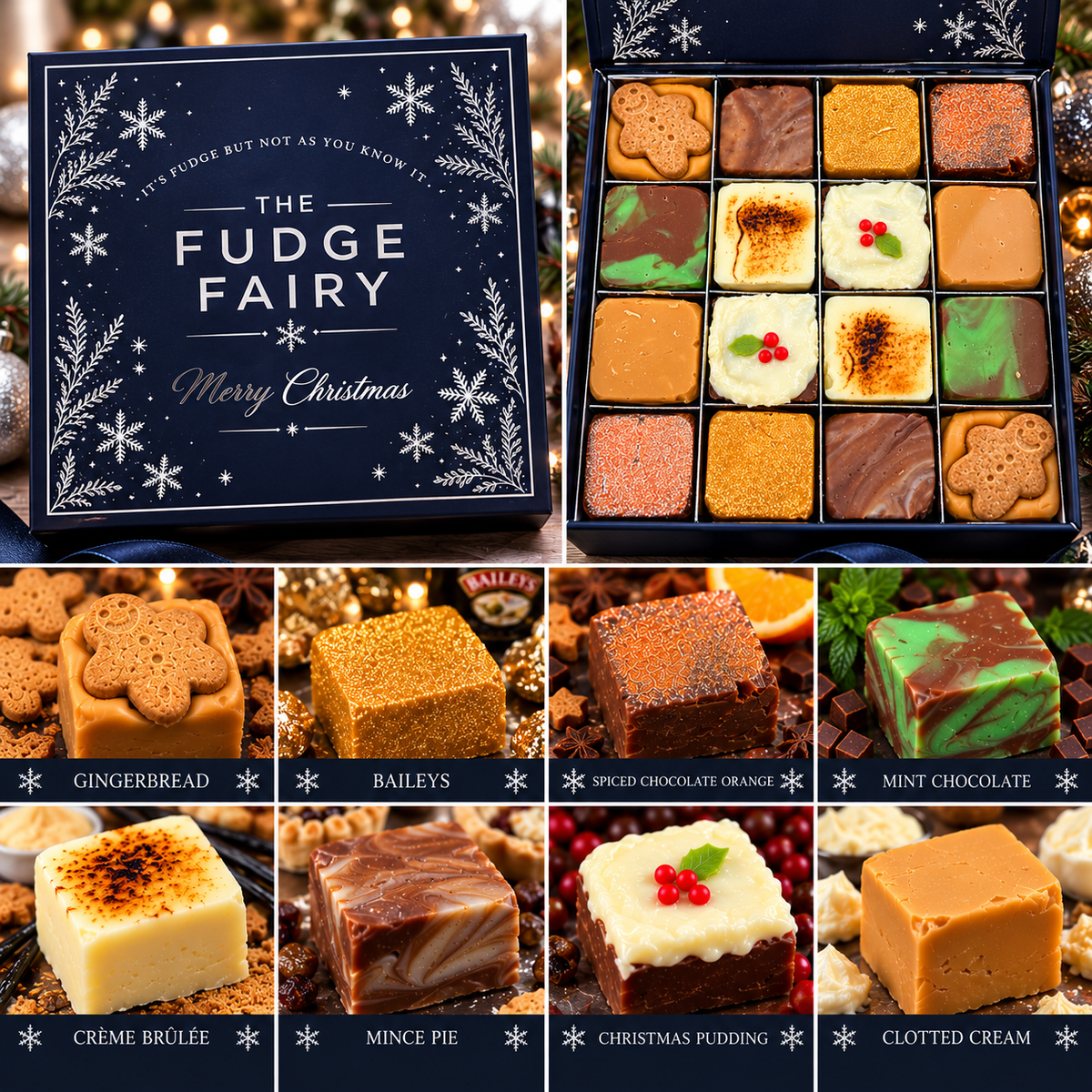 Christmas Fudge Box