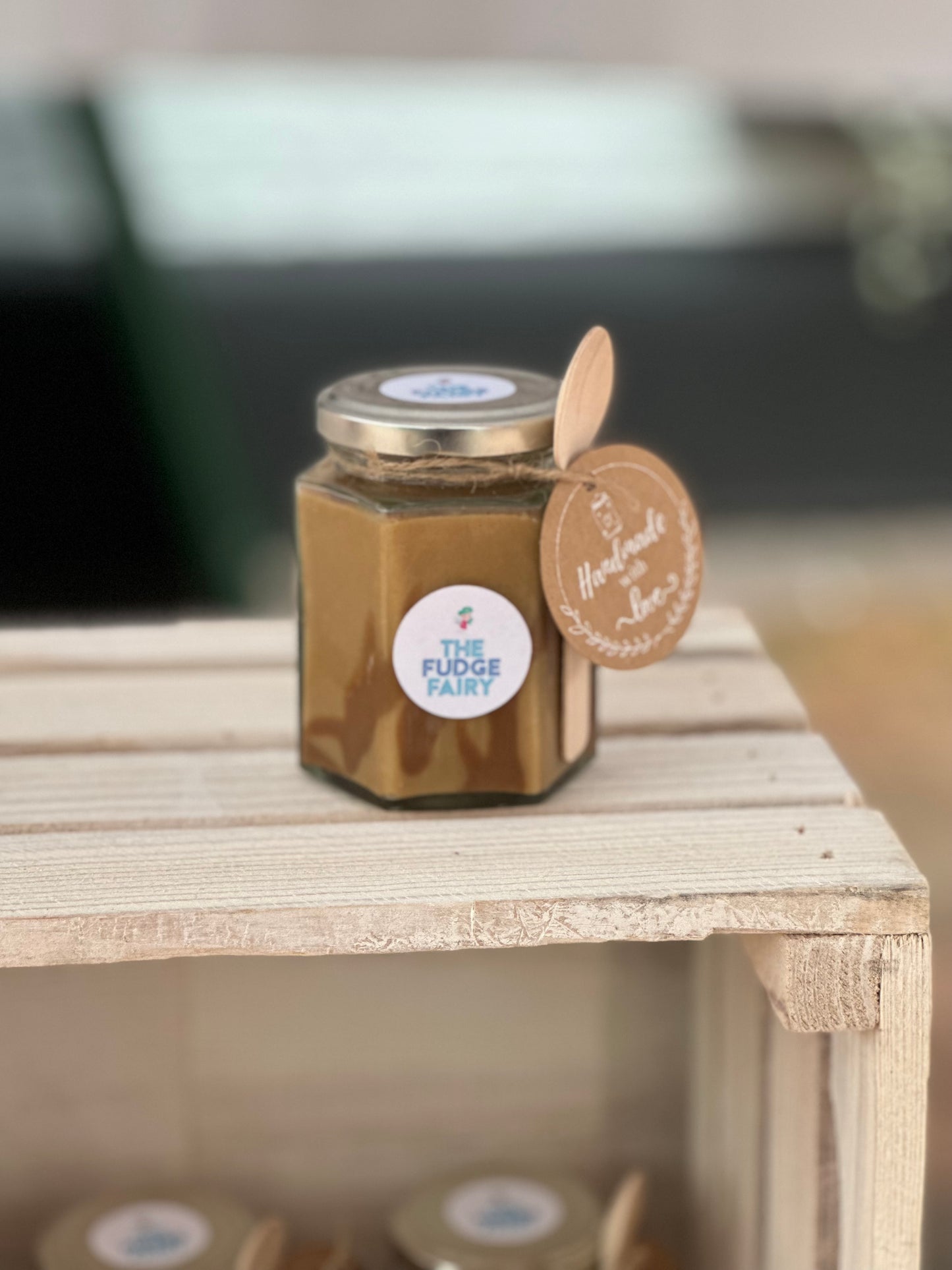 Salted Caramel Spoonable Fudge Jar