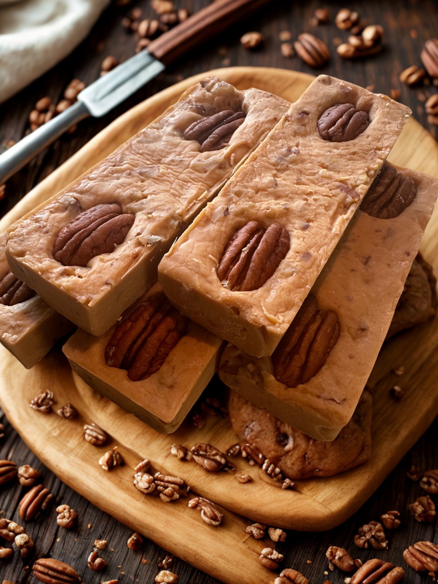 Maple and Pecan Fudge Bar