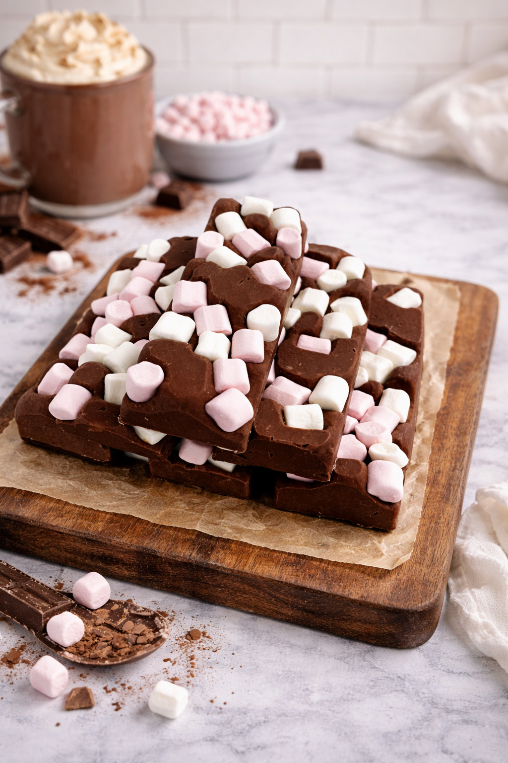 Hot Chocolate Fudge Bar