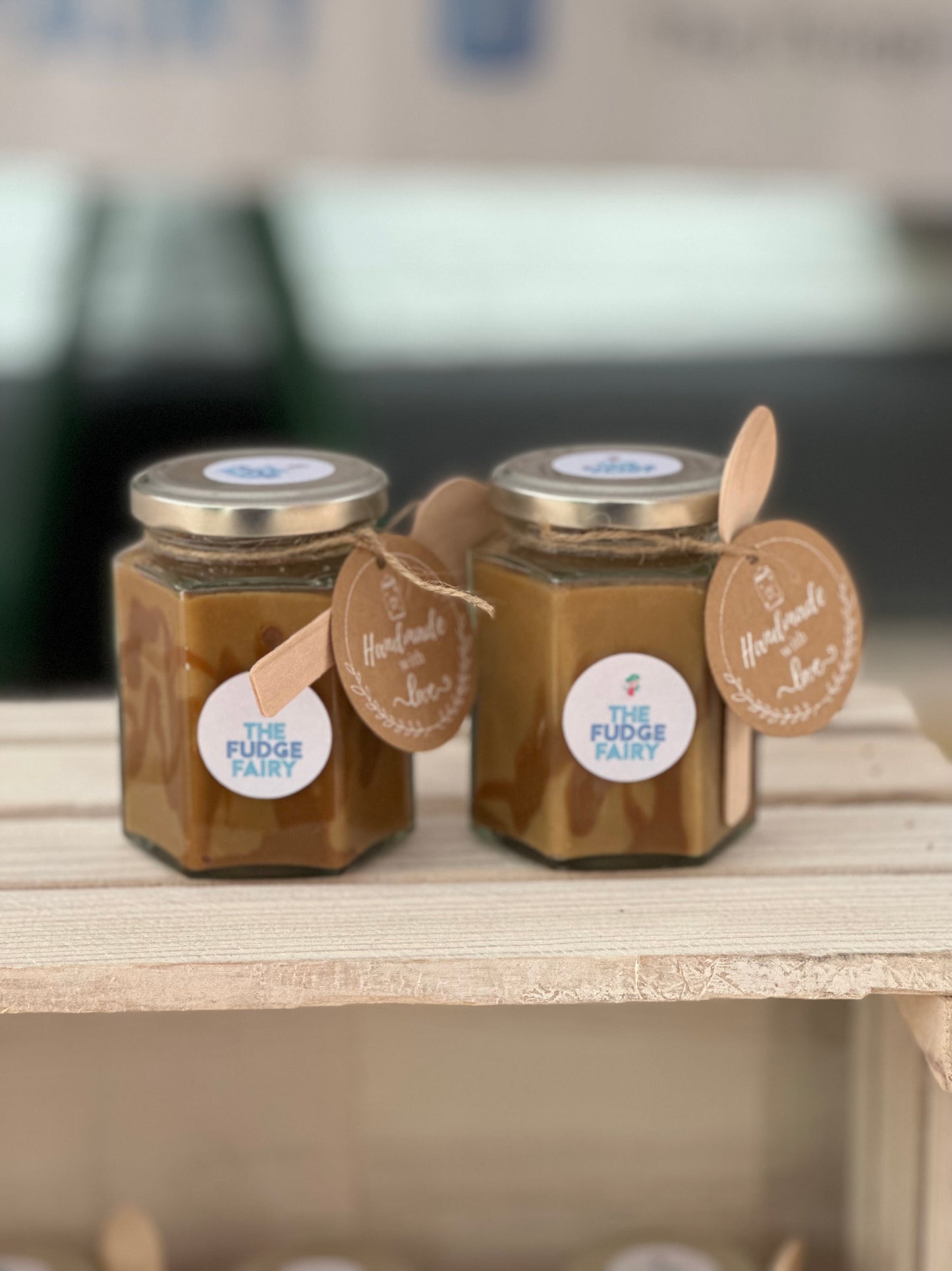 Salted Caramel Spoonable Fudge Jar